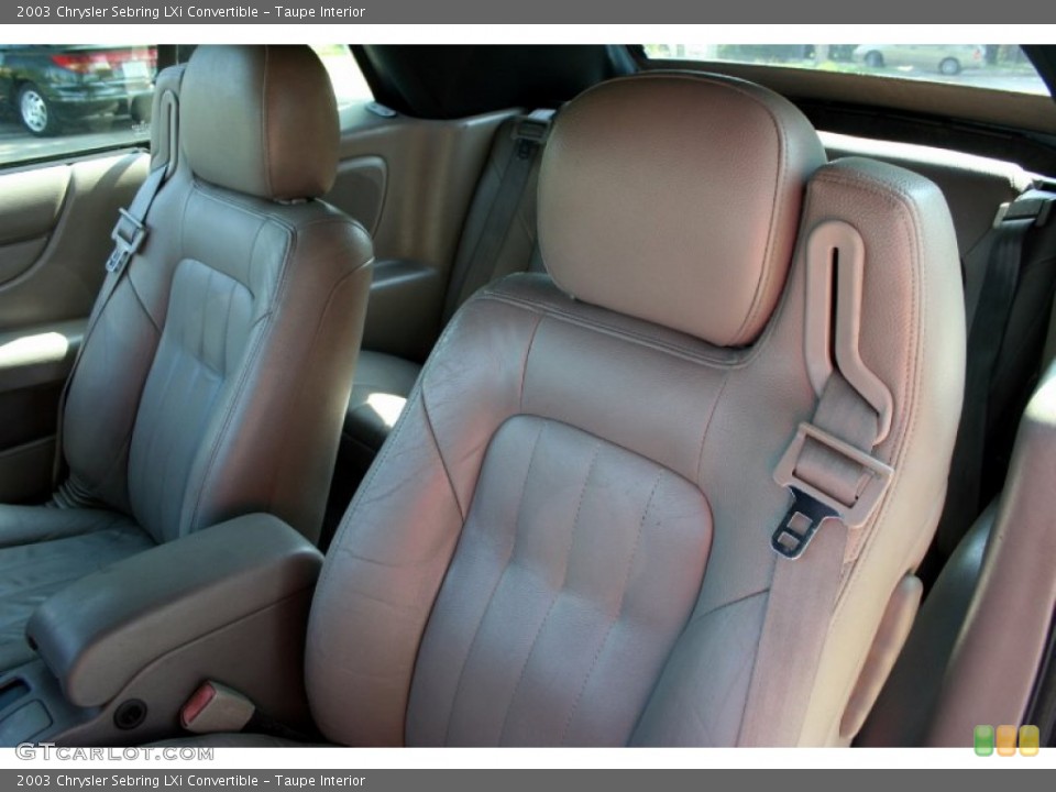 Taupe Interior Photo for the 2003 Chrysler Sebring LXi Convertible #50395920