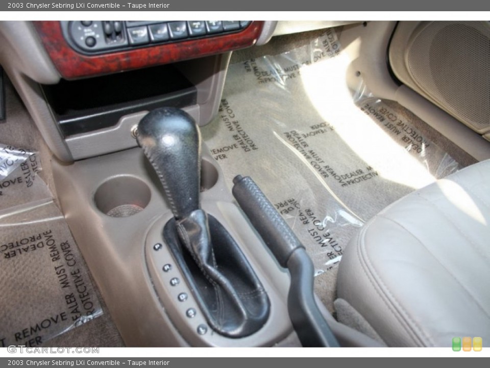 Taupe Interior Transmission for the 2003 Chrysler Sebring LXi Convertible #50396133