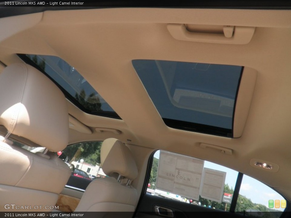 Light Camel Interior Sunroof for the 2011 Lincoln MKS AWD #50397177