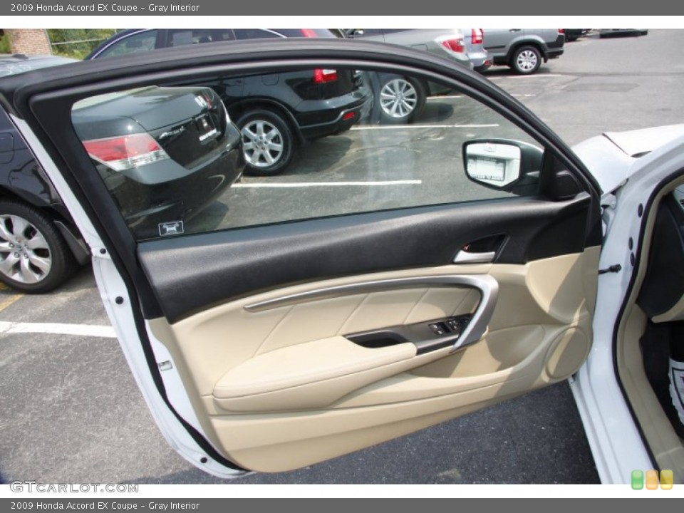 Gray Interior Door Panel for the 2009 Honda Accord EX Coupe #50398702