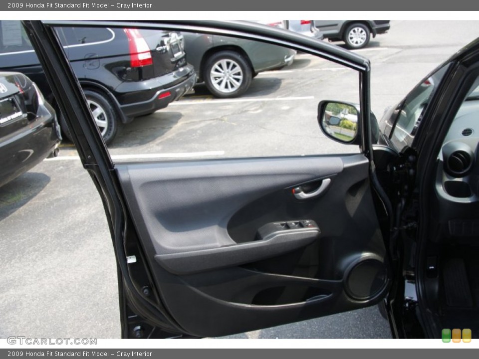 Gray Interior Door Panel for the 2009 Honda Fit  #50399019