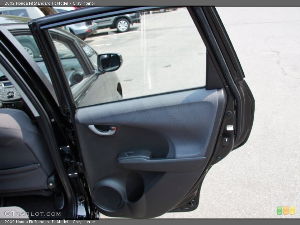 Gray Interior Door Panel for the 2009 Honda Fit  #50399049