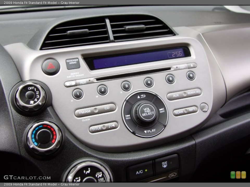 Gray Interior Controls for the 2009 Honda Fit  #50399139