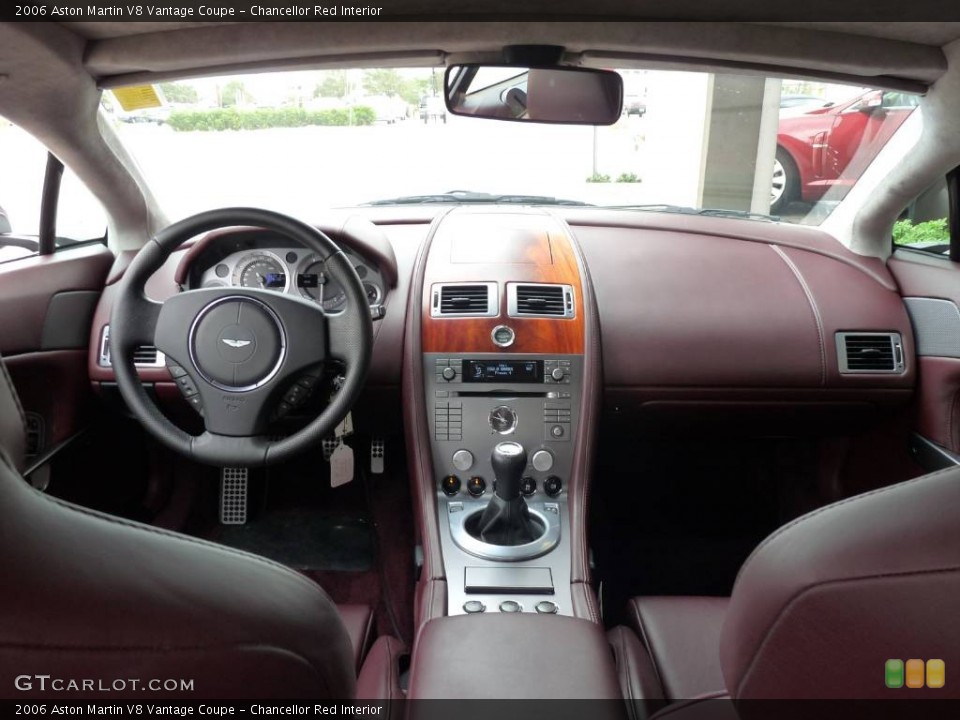 Chancellor Red Interior Dashboard for the 2006 Aston Martin V8 Vantage Coupe #50399394