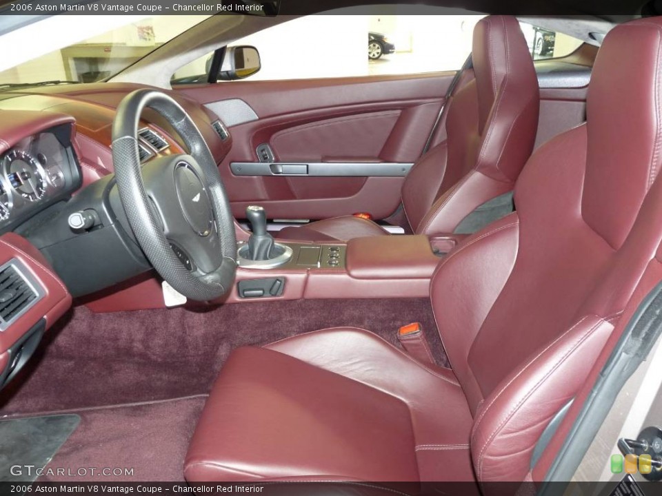 Chancellor Red Interior Photo for the 2006 Aston Martin V8 Vantage Coupe #50399436