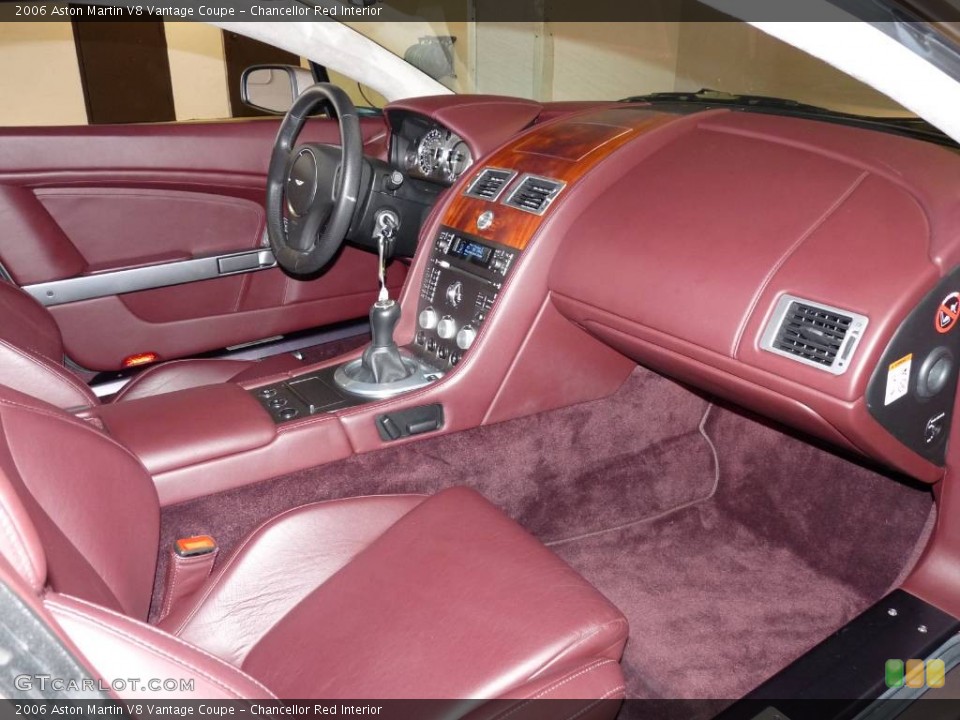 Chancellor Red Interior Dashboard for the 2006 Aston Martin V8 Vantage Coupe #50399478
