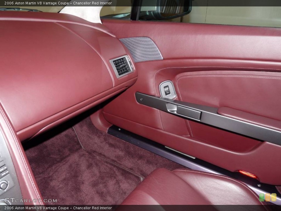 Chancellor Red Interior Door Panel for the 2006 Aston Martin V8 Vantage Coupe #50399520