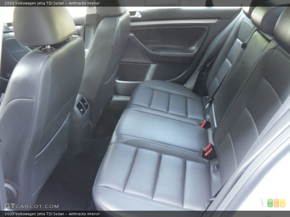 Anthracite Interior Photo for the 2009 Volkswagen Jetta TDI Sedan #50400216