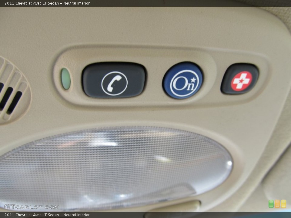 Neutral Interior Controls for the 2011 Chevrolet Aveo LT Sedan #50400424