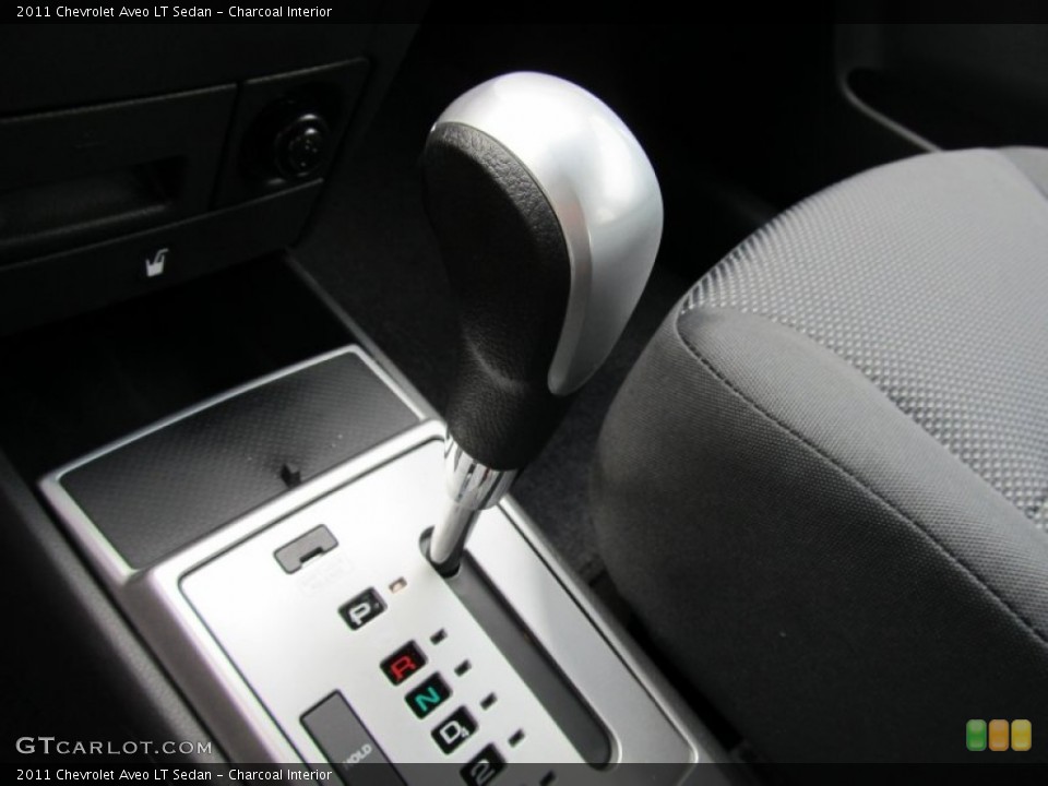 Charcoal Interior Transmission for the 2011 Chevrolet Aveo LT Sedan #50400657