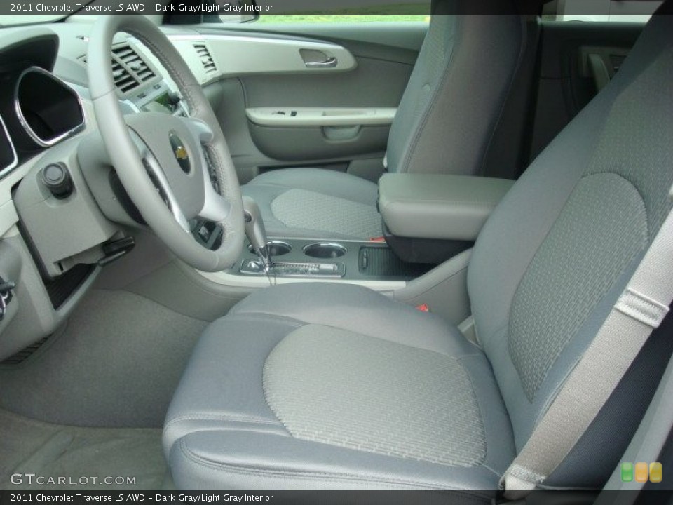Dark Gray/Light Gray Interior Photo for the 2011 Chevrolet Traverse LS AWD #50402742