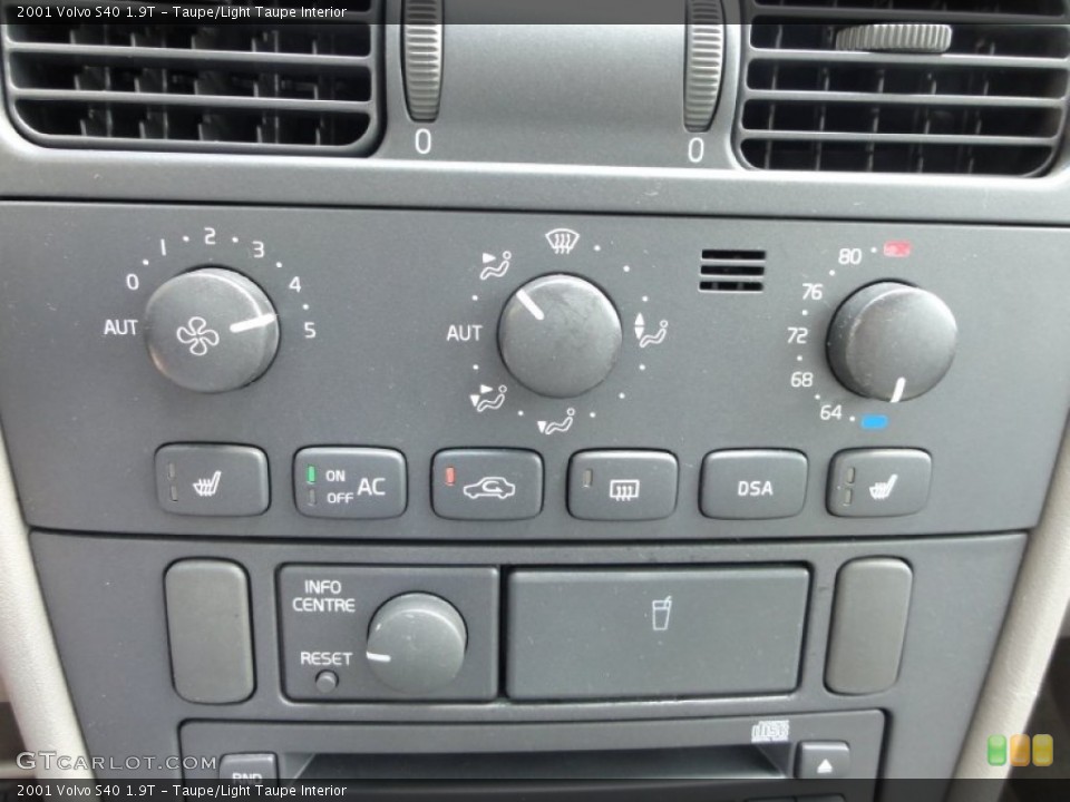 Taupe/Light Taupe Interior Controls for the 2001 Volvo S40 1.9T #50407315