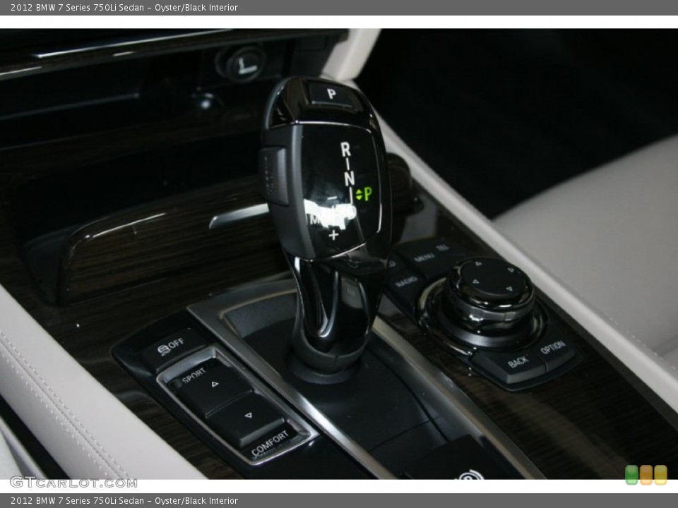 Oyster/Black Interior Transmission for the 2012 BMW 7 Series 750Li Sedan #50412226