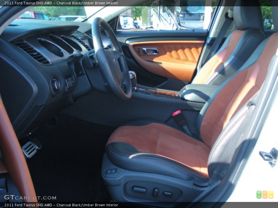 Charcoal Black/Umber Brown Interior Photo for the 2011 Ford Taurus SHO AWD #50412238