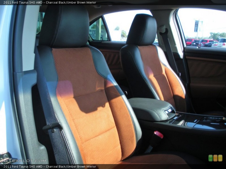 Charcoal Black/Umber Brown 2011 Ford Taurus Interiors