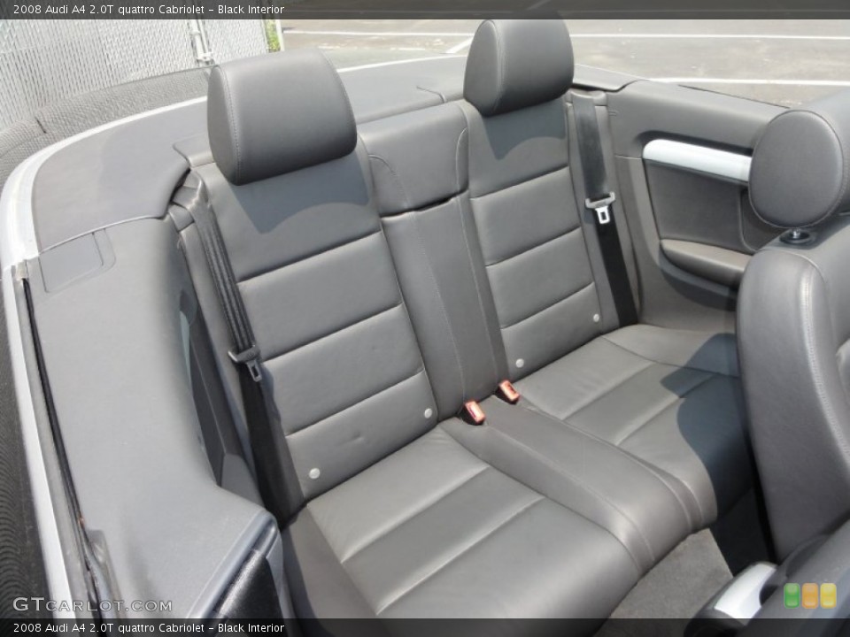 Black Interior Photo for the 2008 Audi A4 2.0T quattro Cabriolet #50412920