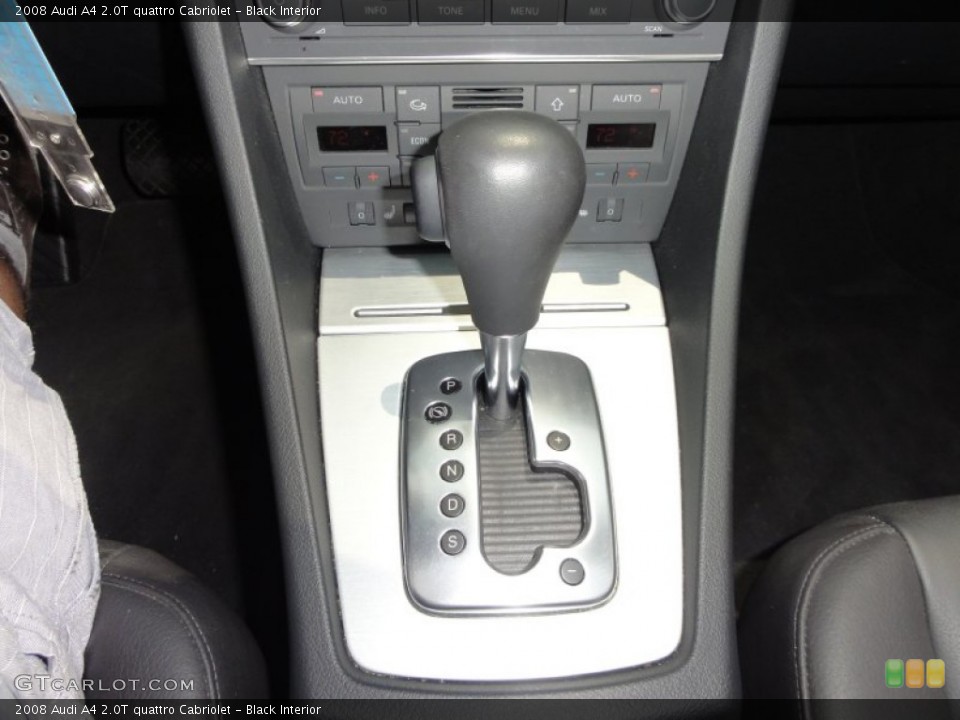 Black Interior Transmission for the 2008 Audi A4 2.0T quattro Cabriolet #50413120