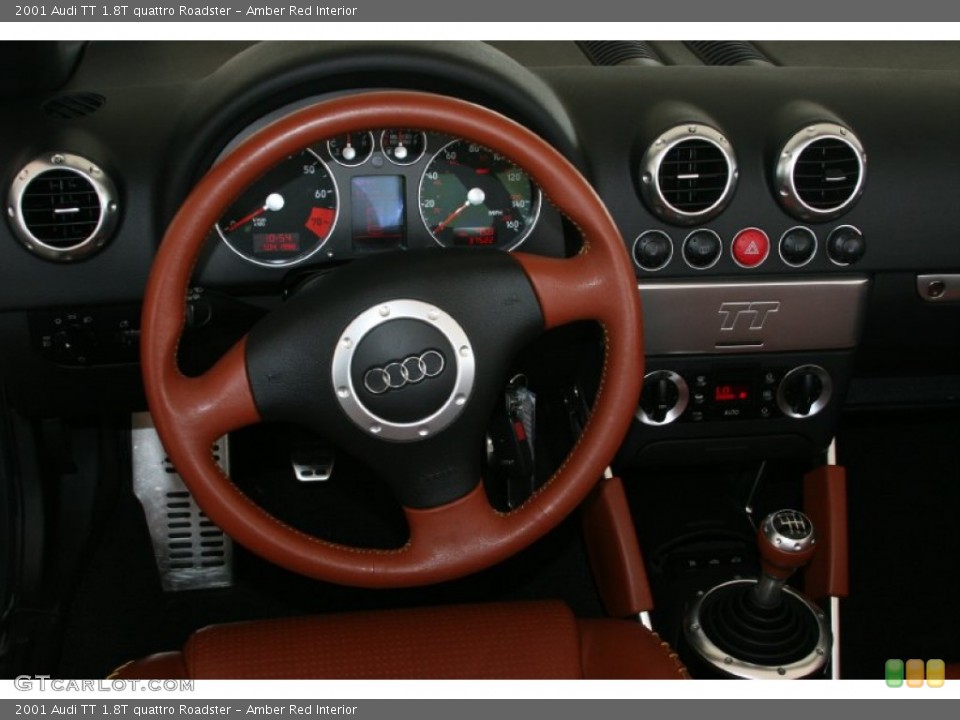 Amber Red Interior Dashboard for the 2001 Audi TT 1.8T quattro Roadster #50414536