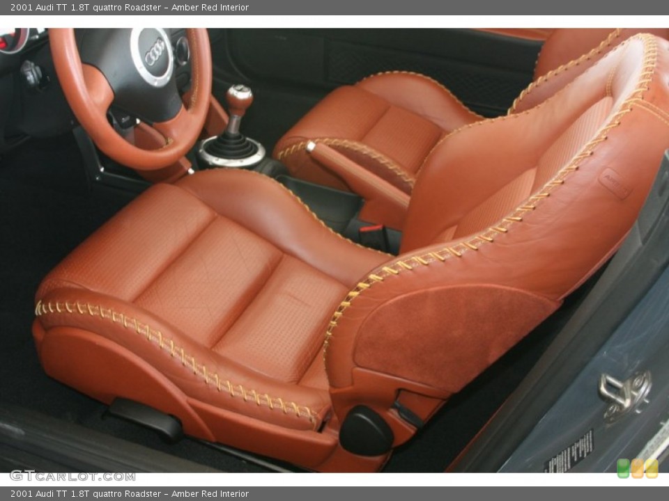 Amber Red Interior Photo for the 2001 Audi TT 1.8T quattro Roadster #50414635