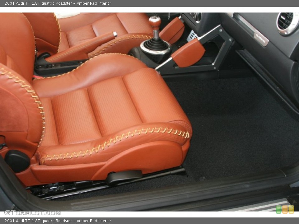 Amber Red Interior Photo for the 2001 Audi TT 1.8T quattro Roadster #50414743