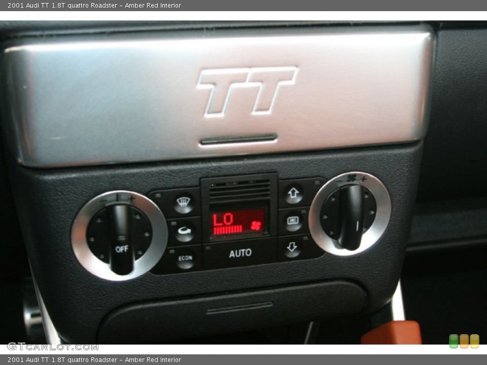 Amber Red Interior Controls for the 2001 Audi TT 1.8T quattro Roadster #50414803