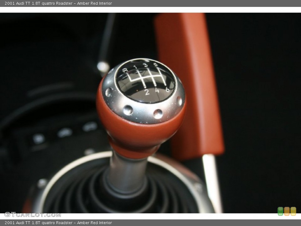 Amber Red Interior Transmission for the 2001 Audi TT 1.8T quattro Roadster #50414836