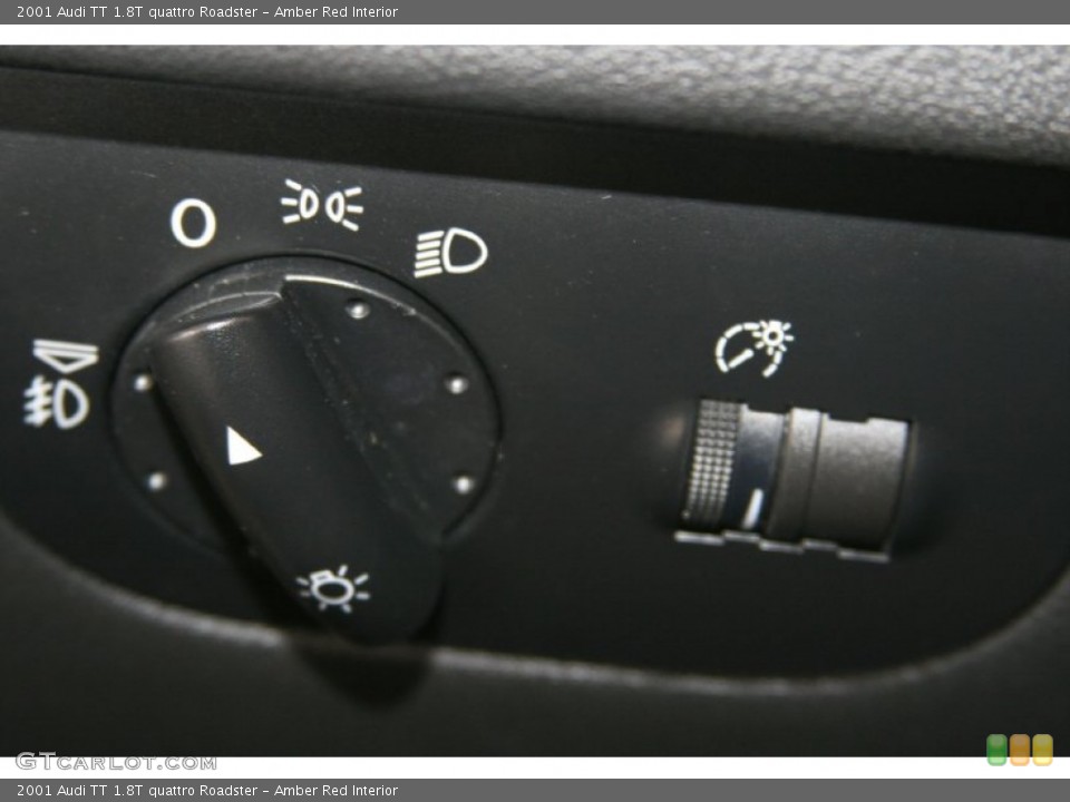 Amber Red Interior Controls for the 2001 Audi TT 1.8T quattro Roadster #50414908
