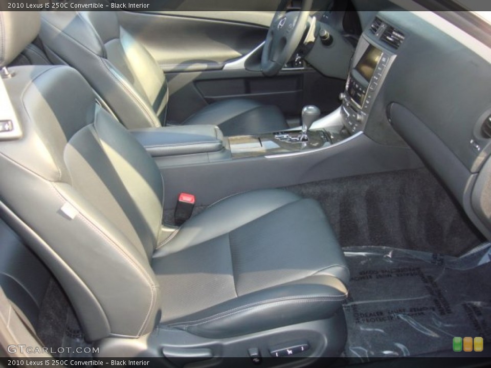 Black Interior Photo for the 2010 Lexus IS 250C Convertible #50415154