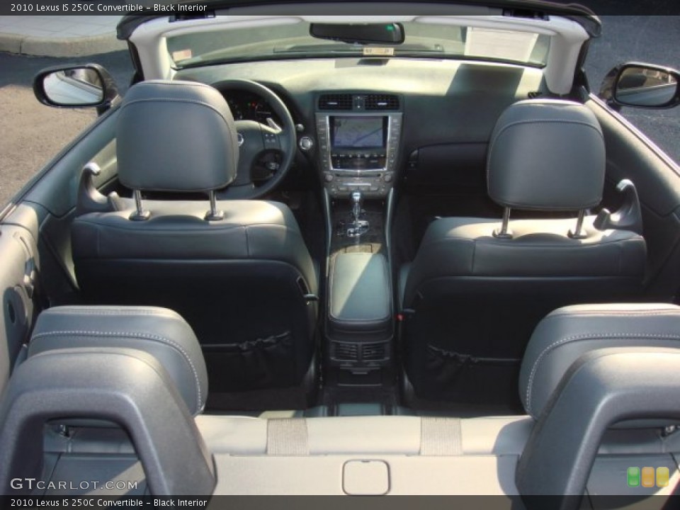 Black Interior Photo for the 2010 Lexus IS 250C Convertible #50415184