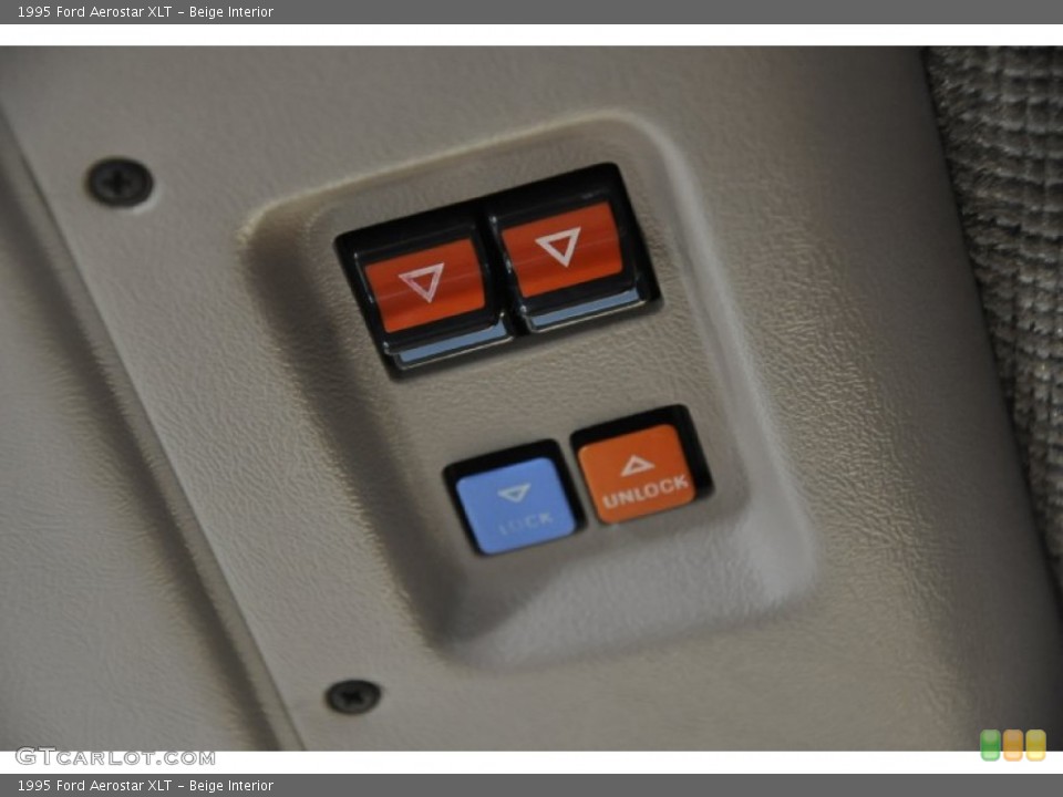 Beige Interior Controls for the 1995 Ford Aerostar XLT #50415211