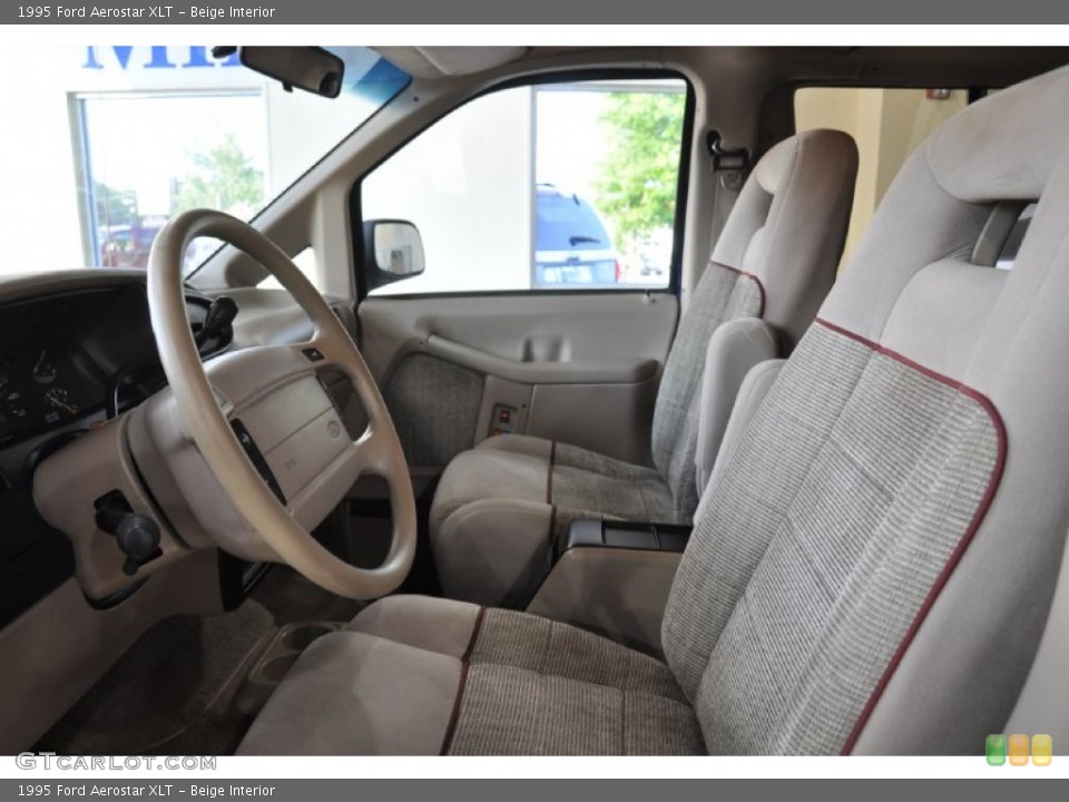 Beige Interior Front Seat for the 1995 Ford Aerostar XLT #50415236