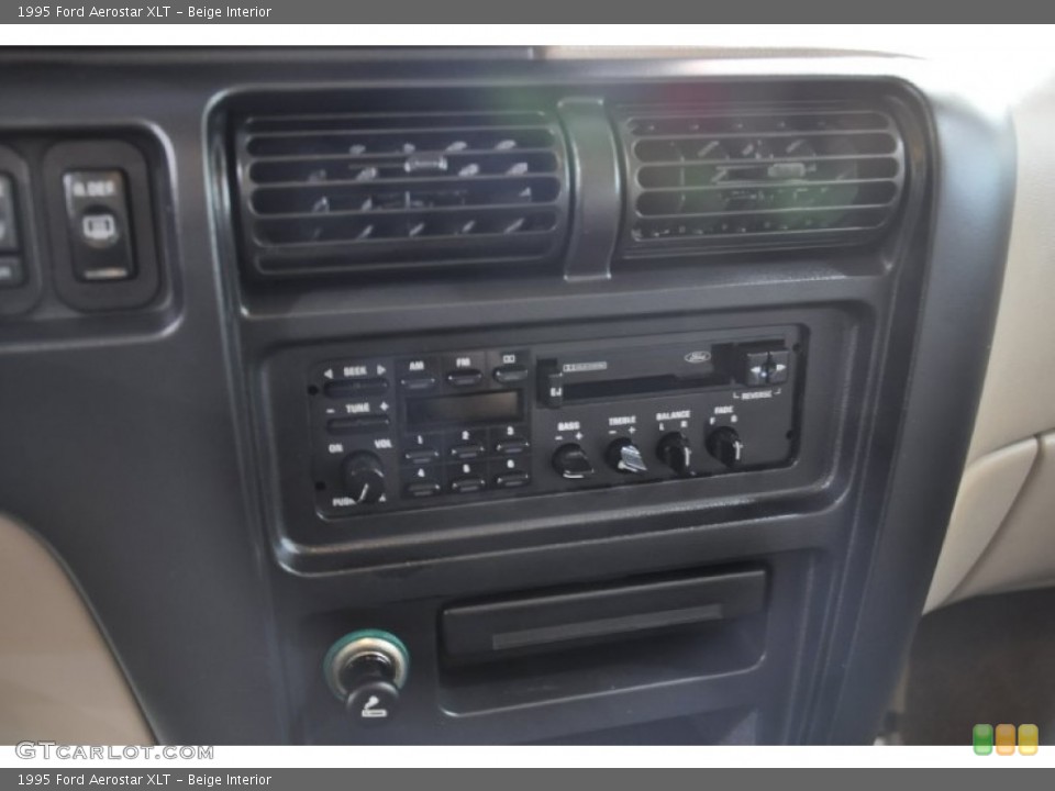 Beige Interior Controls for the 1995 Ford Aerostar XLT #50415274