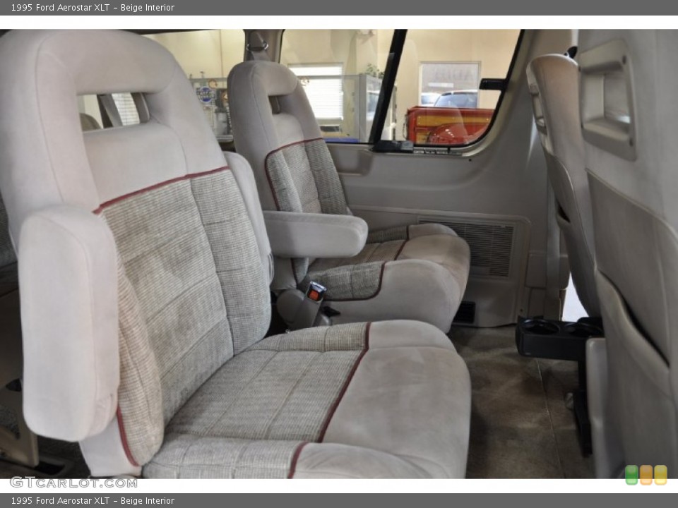 Beige Interior Rear Seat for the 1995 Ford Aerostar XLT #50415301