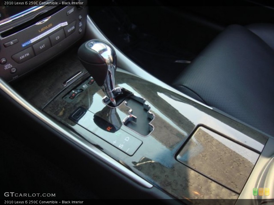 Black Interior Transmission for the 2010 Lexus IS 250C Convertible #50415307