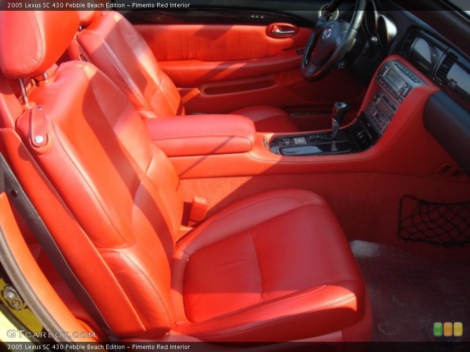Pimento Red Interior Photo for the 2005 Lexus SC 430 Pebble Beach Edition #50417845