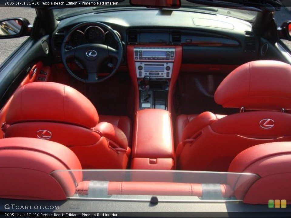 Pimento Red Interior Photo for the 2005 Lexus SC 430 Pebble Beach Edition #50417875