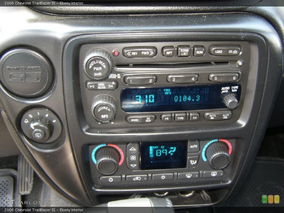 Ebony Interior Controls for the 2006 Chevrolet TrailBlazer SS #50421334