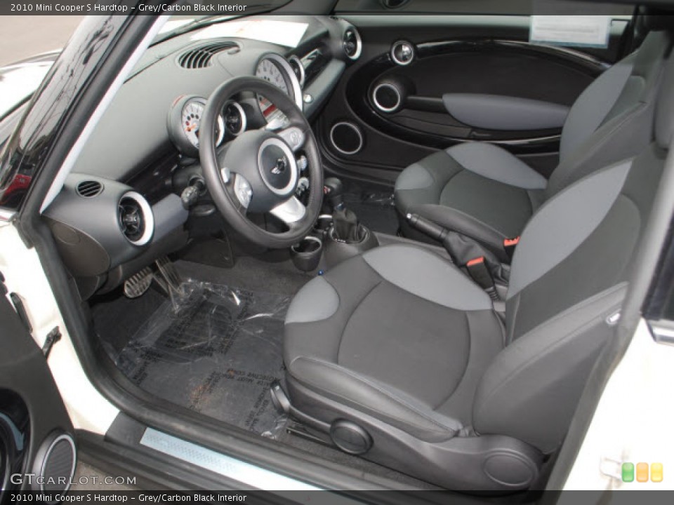 Grey/Carbon Black Interior Photo for the 2010 Mini Cooper S Hardtop #50423008