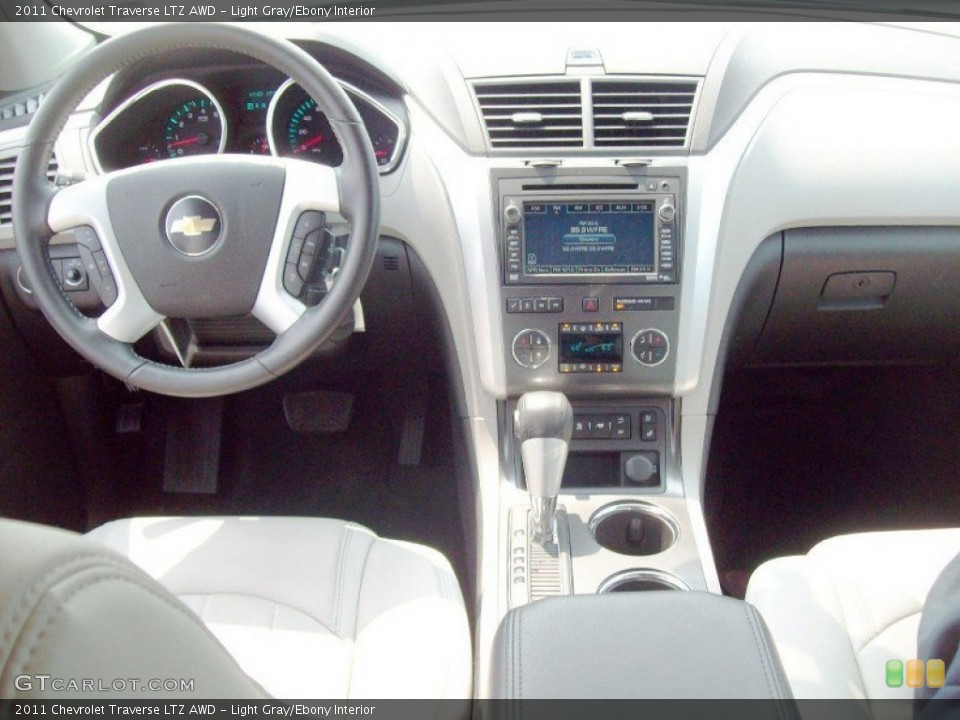 Light Gray/Ebony Interior Dashboard for the 2011 Chevrolet Traverse LTZ AWD #50423563
