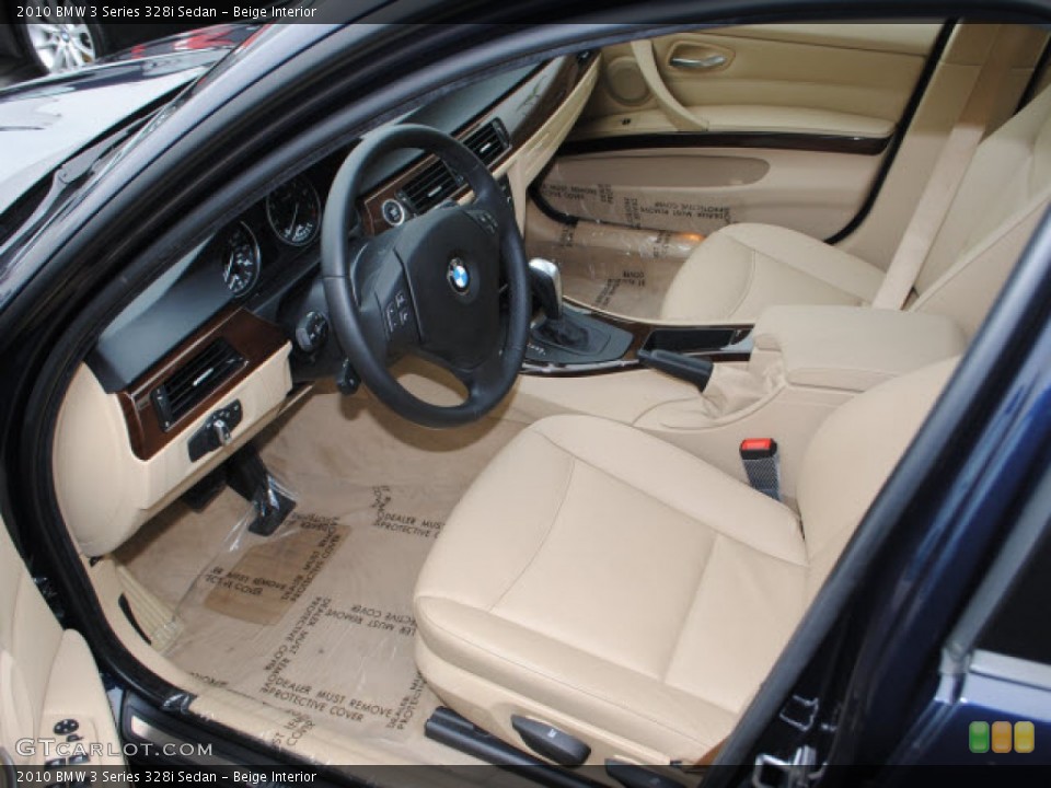Beige Interior Photo for the 2010 BMW 3 Series 328i Sedan #50423917