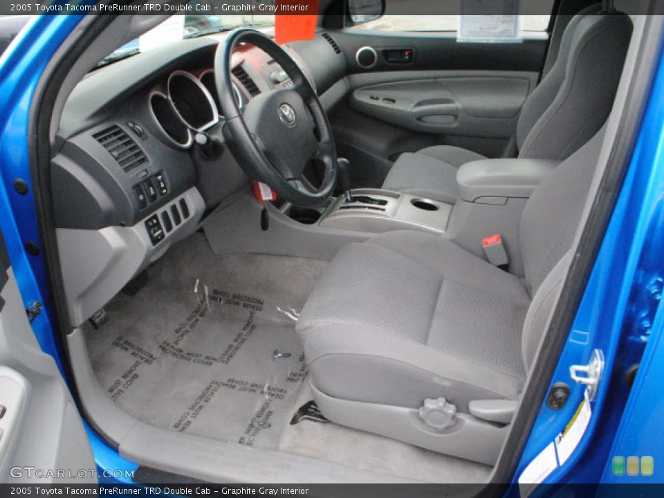 Graphite Gray Interior Photo for the 2005 Toyota Tacoma PreRunner TRD Double Cab #50424184
