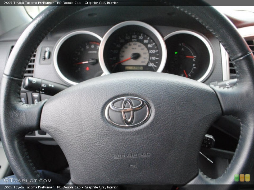 Graphite Gray Interior Steering Wheel for the 2005 Toyota Tacoma PreRunner TRD Double Cab #50424235