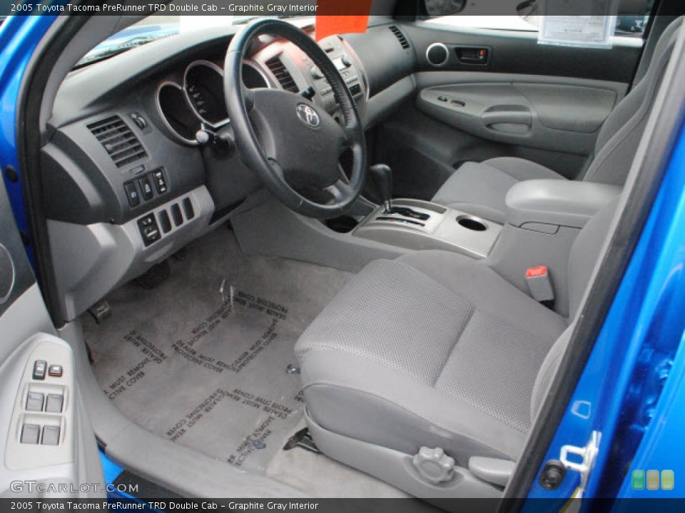 Graphite Gray Interior Photo for the 2005 Toyota Tacoma PreRunner TRD Double Cab #50424298