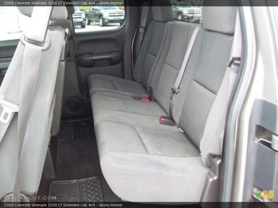 Ebony Interior Photo for the 2009 Chevrolet Silverado 1500 LT Extended Cab 4x4 #50424523