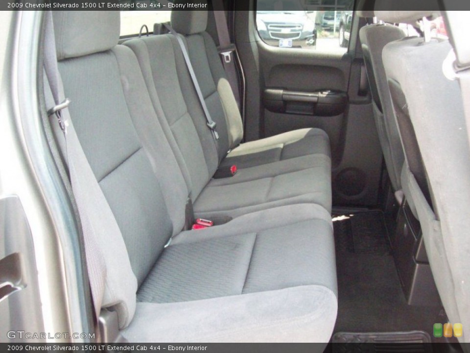 Ebony Interior Photo for the 2009 Chevrolet Silverado 1500 LT Extended Cab 4x4 #50424531