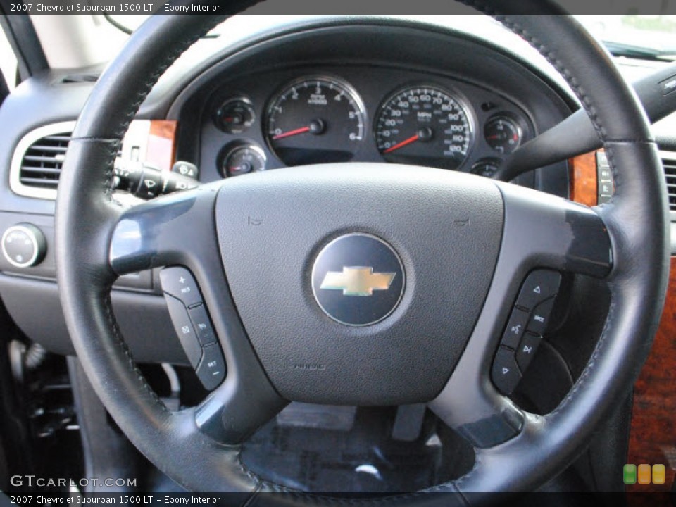 Ebony Interior Steering Wheel for the 2007 Chevrolet Suburban 1500 LT #50424790