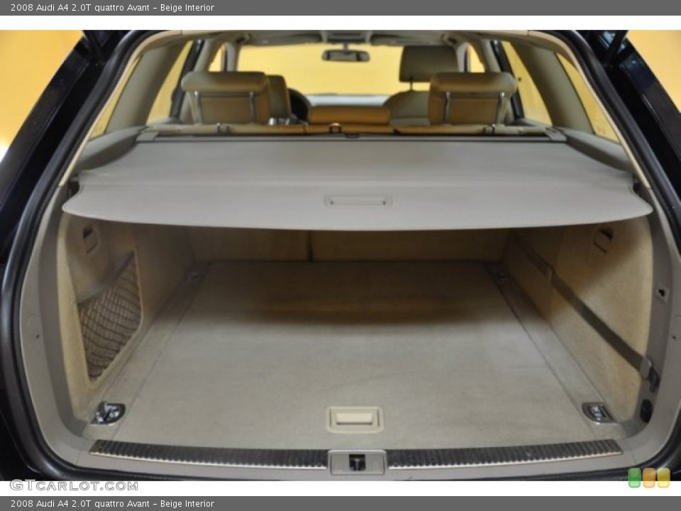 Beige Interior Trunk for the 2008 Audi A4 2.0T quattro Avant #50426116