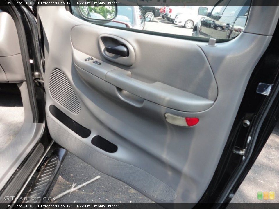 Medium Graphite Interior Door Panel for the 1999 Ford F150 XLT Extended Cab 4x4 #50427613