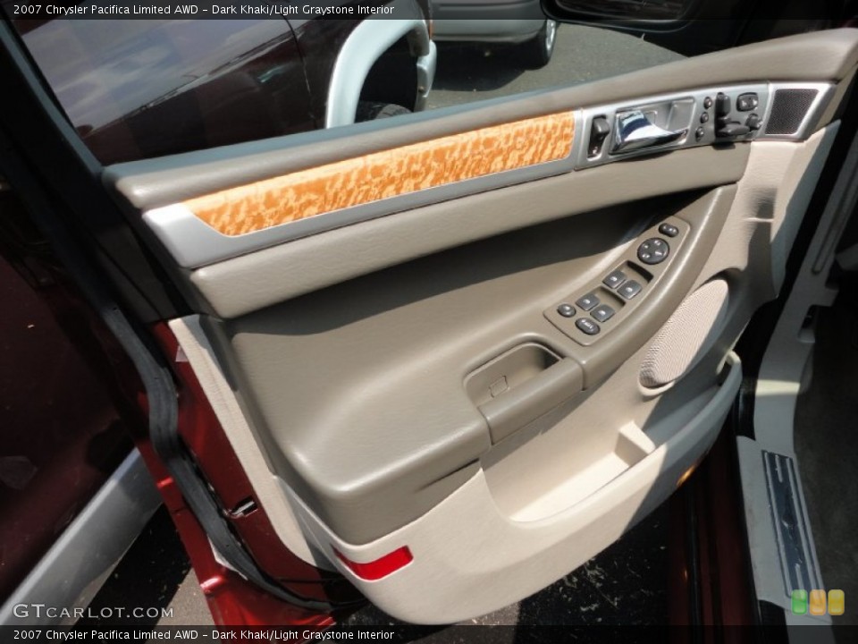 Dark Khaki/Light Graystone Interior Door Panel for the 2007 Chrysler Pacifica Limited AWD #50428135