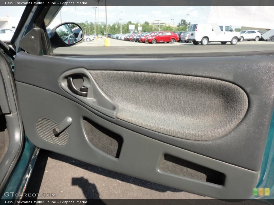 Graphite Interior Door Panel for the 1999 Chevrolet Cavalier Coupe #50429077